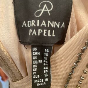 Beaded Adrianna Paella bridesmaid dress/prom dress/formal gown. Size 14.